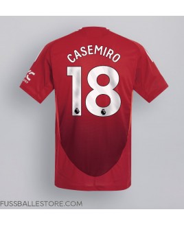 Günstige Manchester United Casemiro #18 Heimtrikot 2024-25 Kurzarm